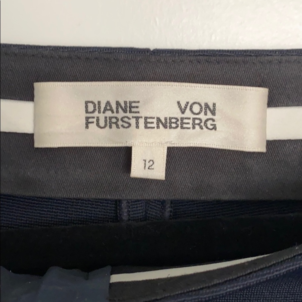 DVF ponte navy high waist skinny pants - Picture 5 of 8